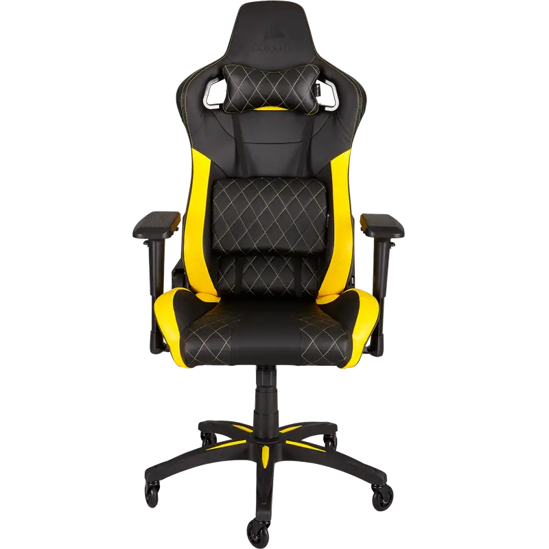 Ergonomic Yellow and Black Gaming Chair