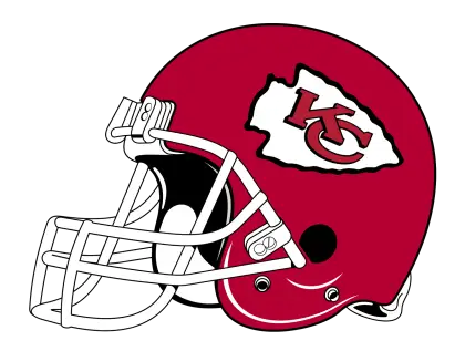 Football Helmet with Team Logo