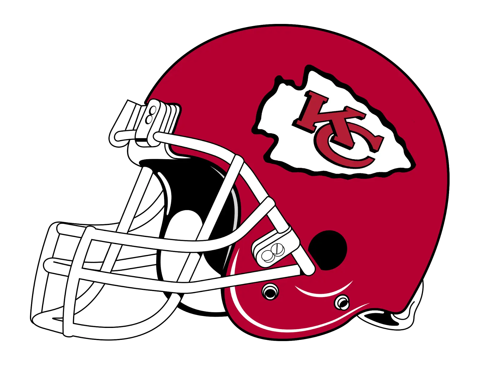 Football Helmet with Team Logo