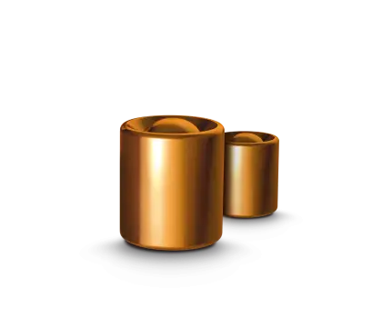 Golden batteries for long-lasting power