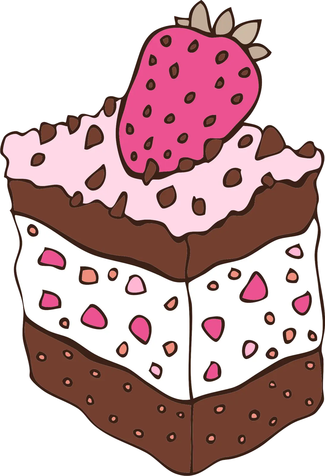 Strawberry Chocolate Cake