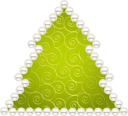 Pearl Decorated Christmas Tree