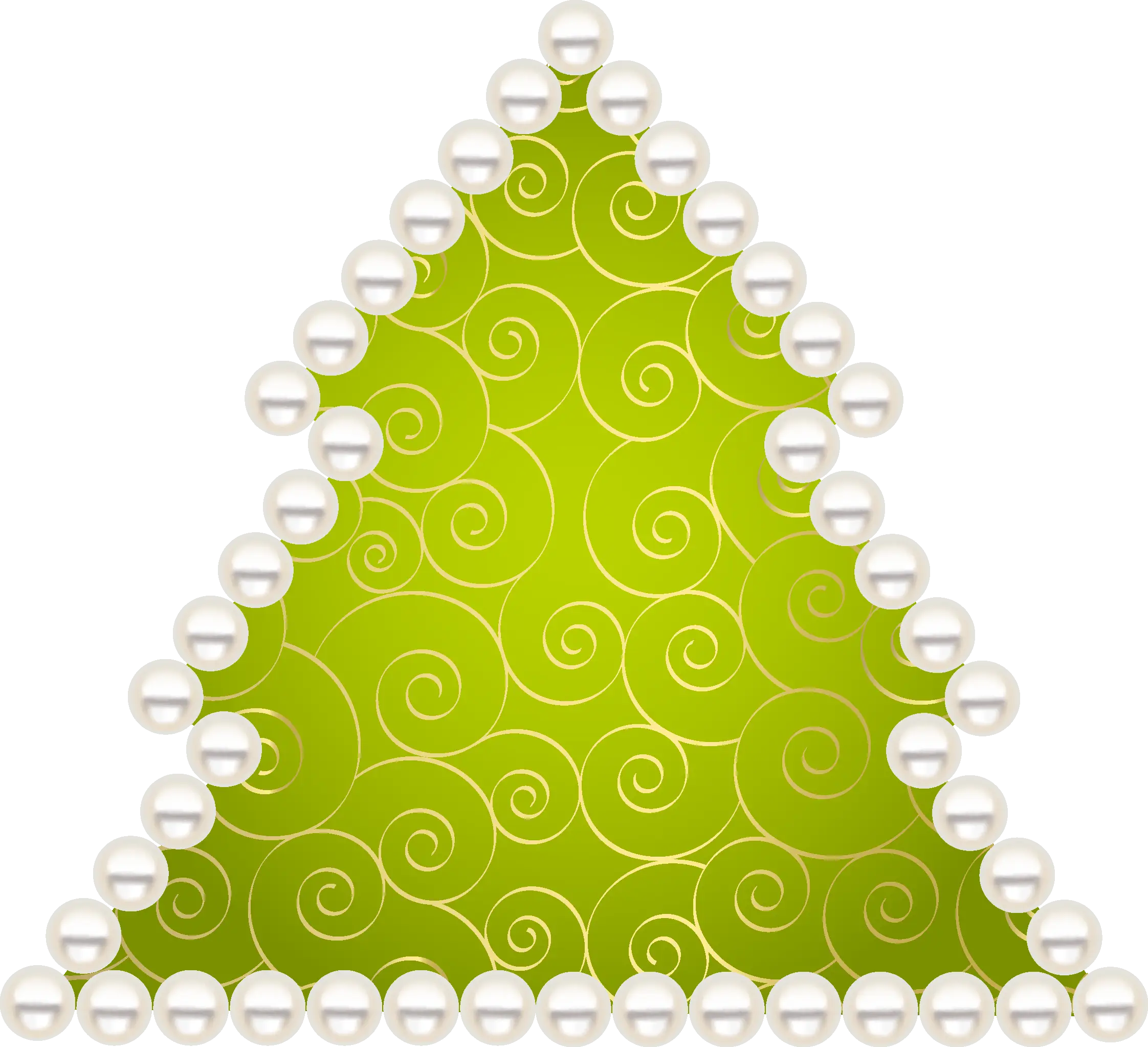 Pearl Decorated Christmas Tree