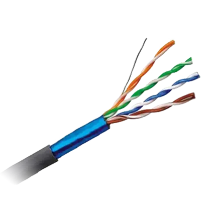 Network Cable with Exposed Wires