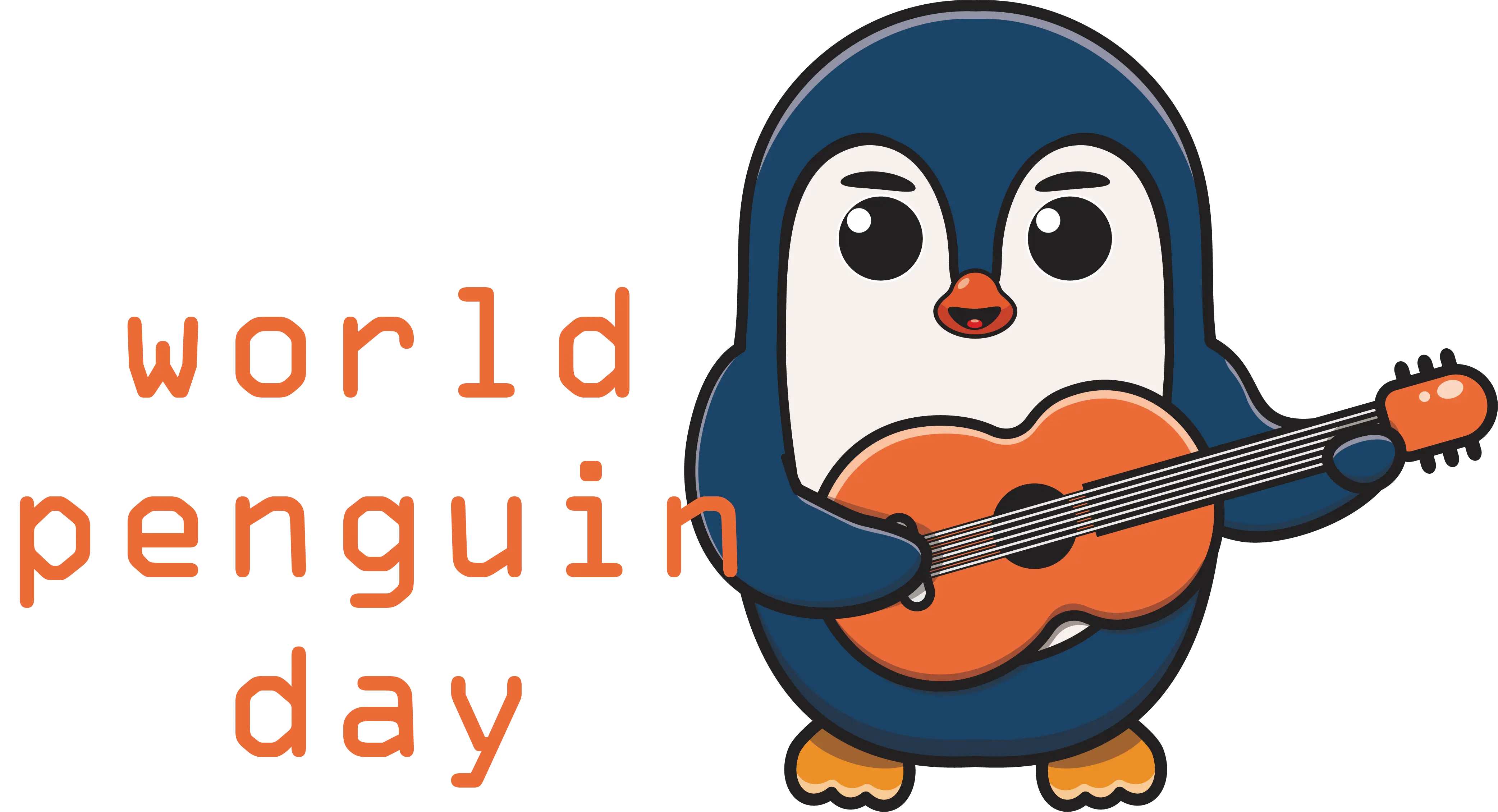 Penguin Illustration for World Penguin Day