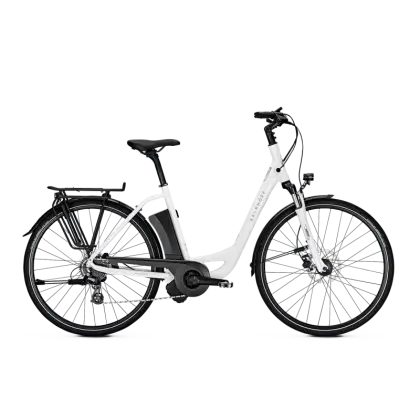 White Electric Bike for Modern Commuting