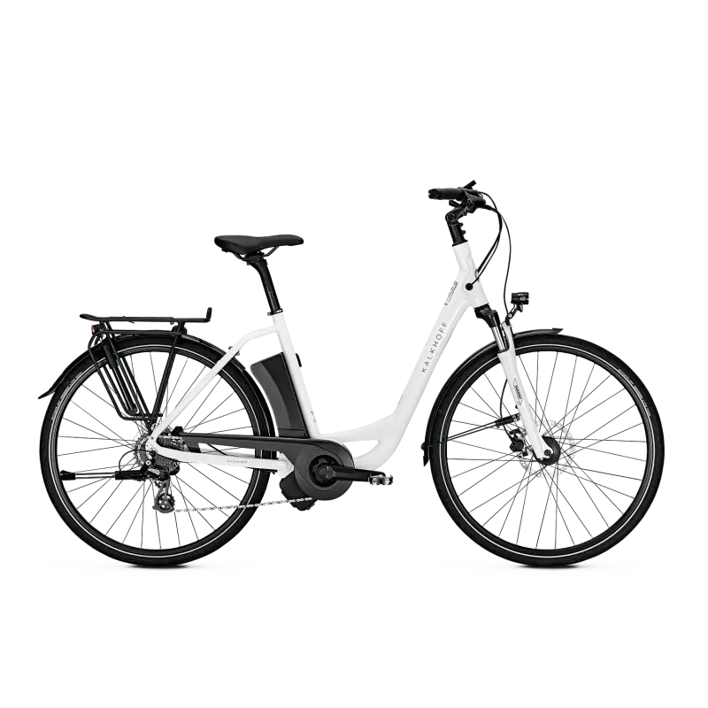 White Electric Bike for Modern Commuting