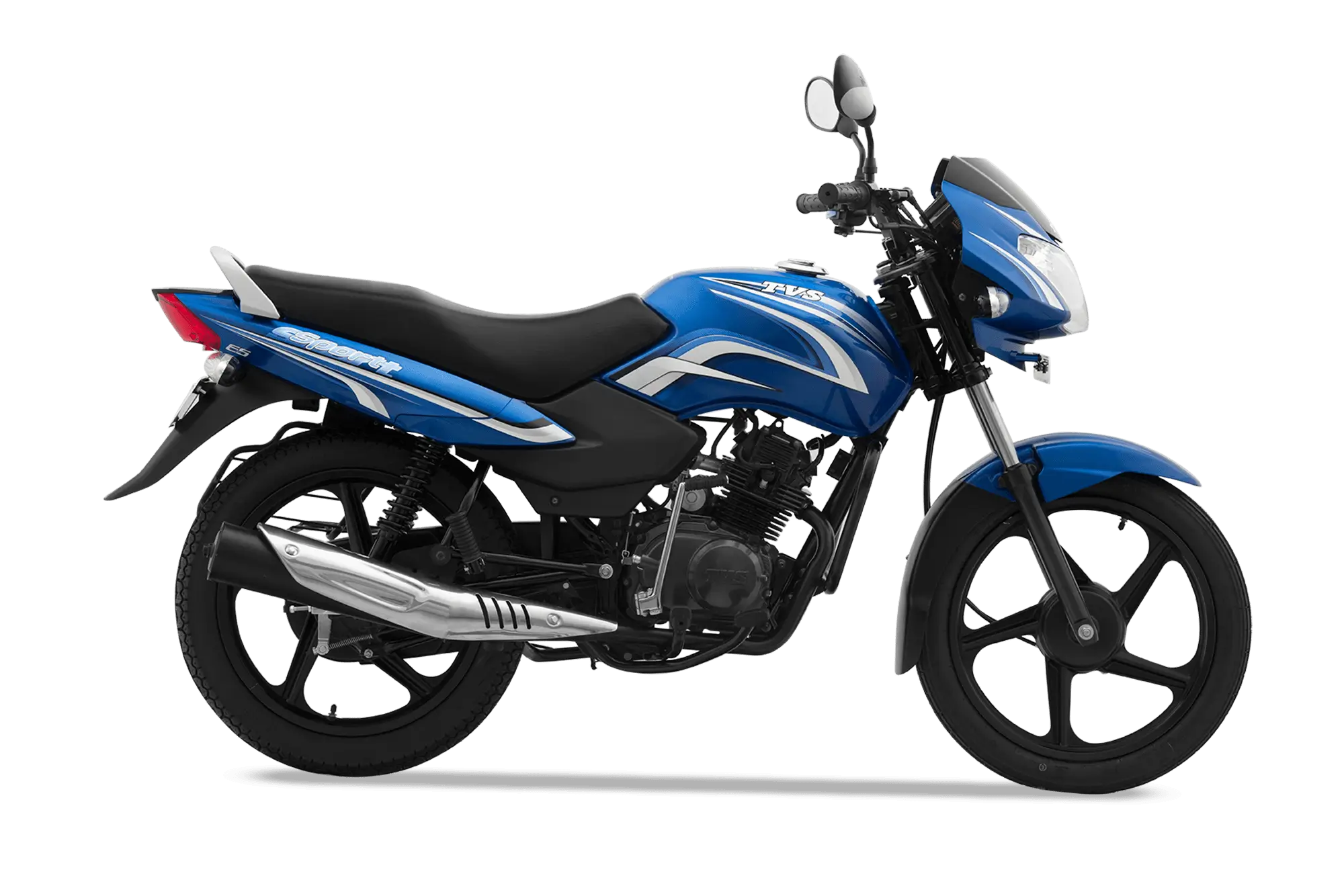 Blue Modern Motorcycle Design