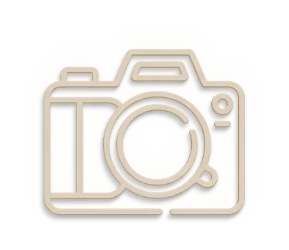 Minimalistic Camera Outline Logo