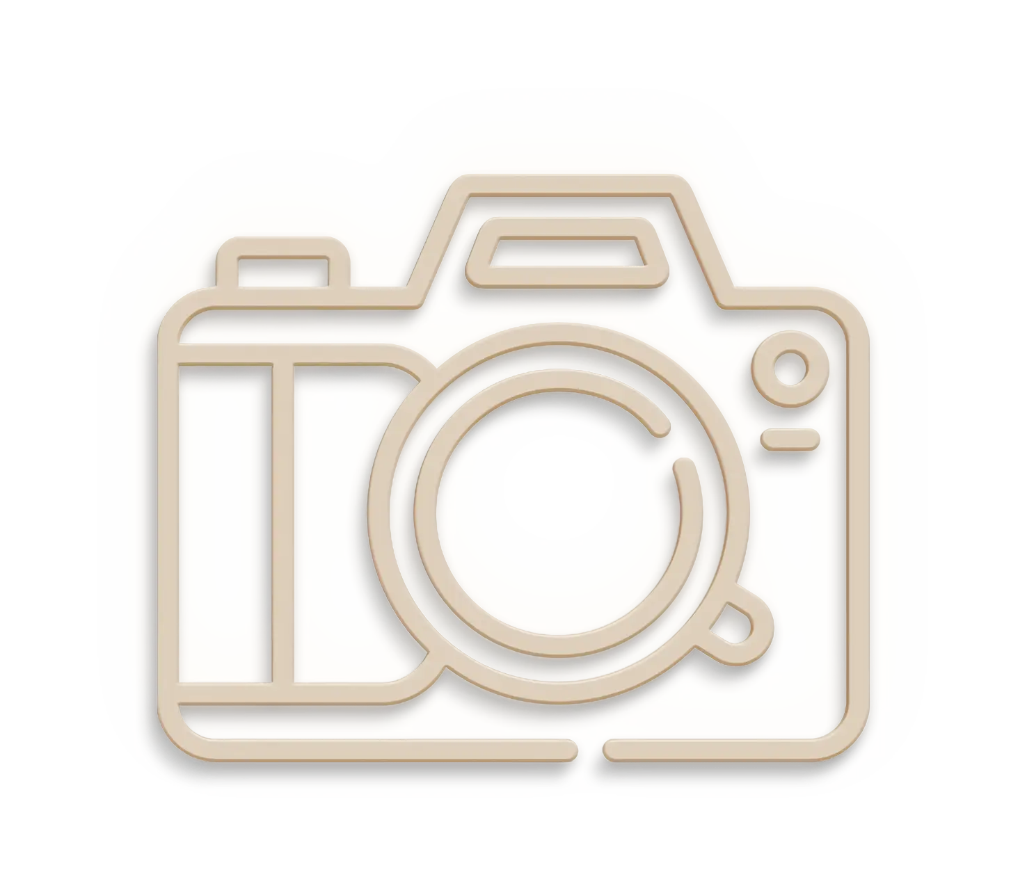 Minimalistic Camera Outline Logo
