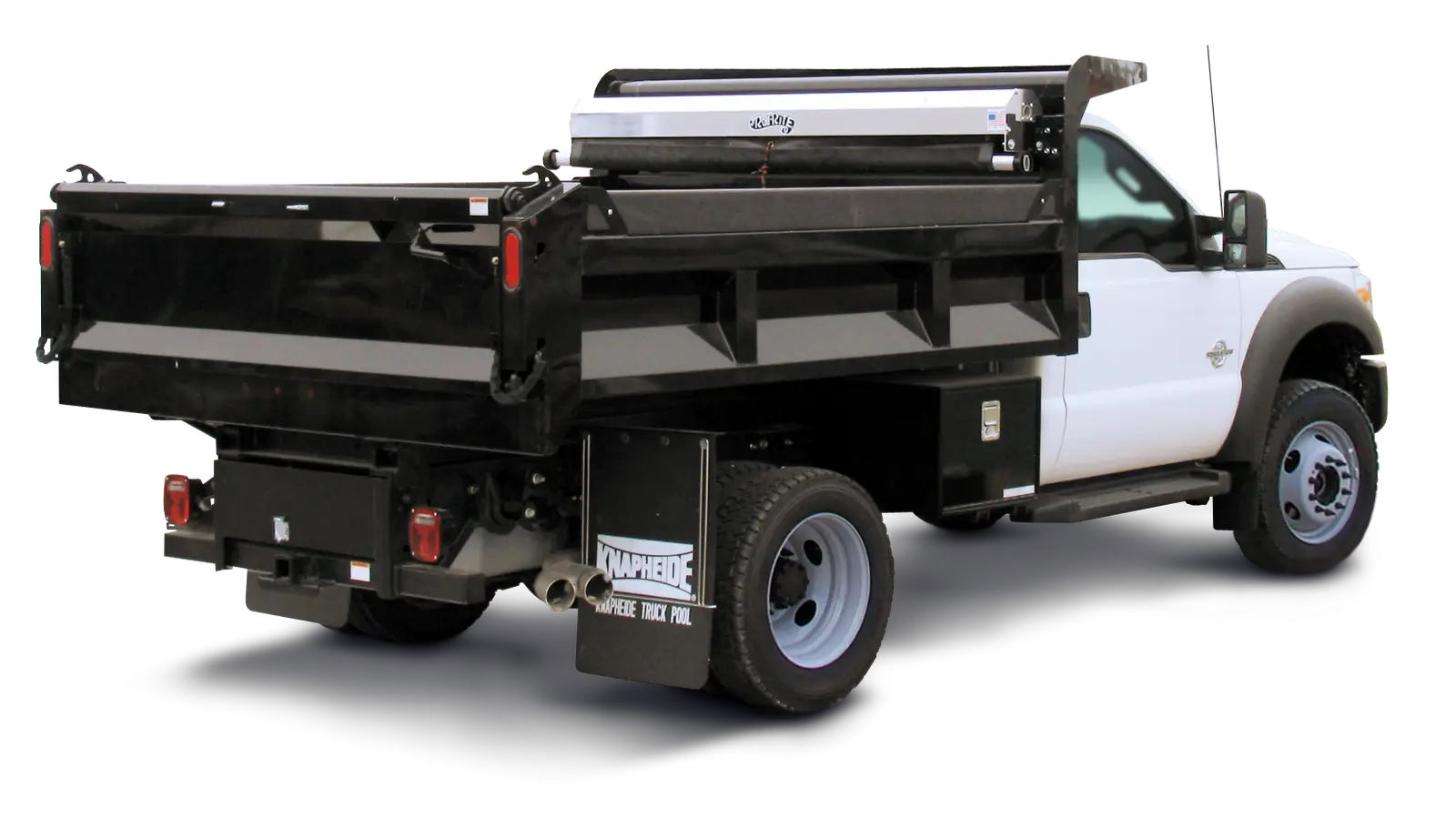 Dump Truck Rear View for Construction