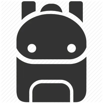 Black Backpack Icon