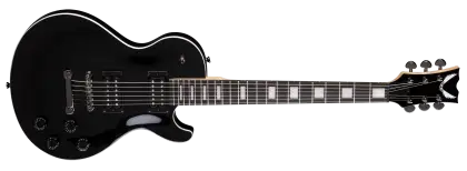 Black Electric Guitar in High Detail