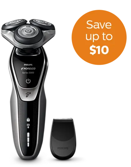 Electric Shaver with Discount Offer