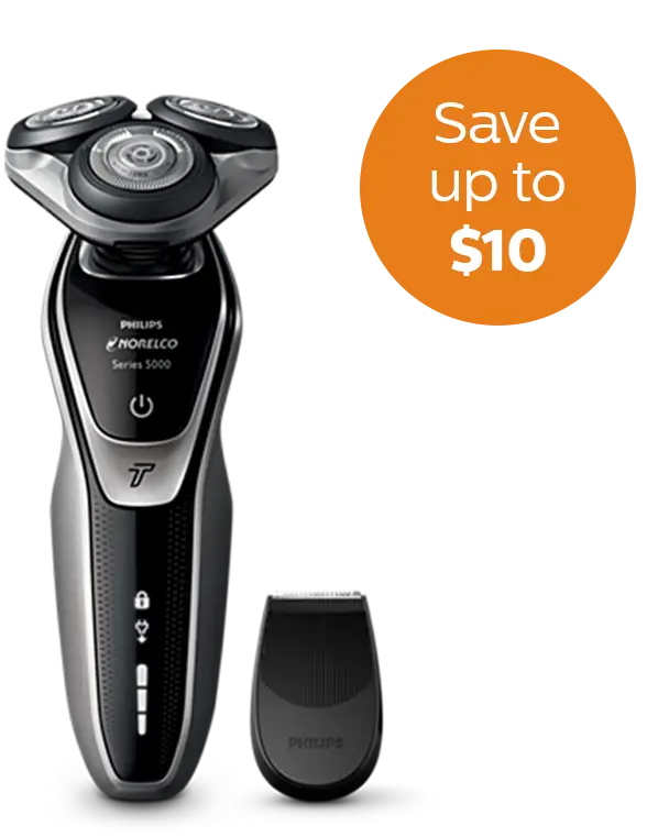 Electric Shaver with Discount Offer