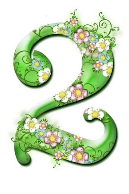 Floral Number Two Decoration