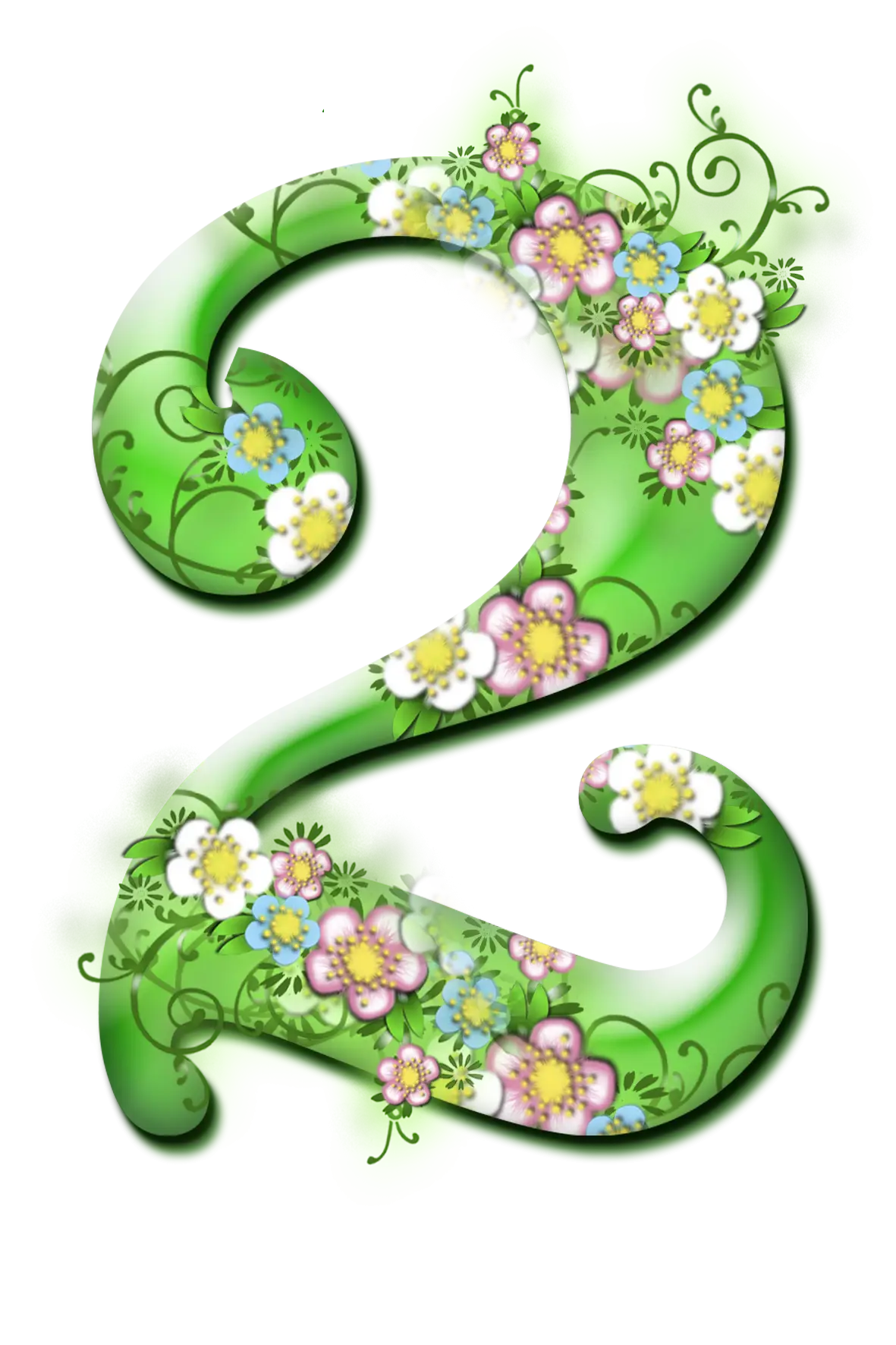 Floral Number Two Decoration