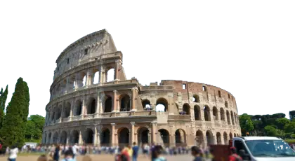 Ancient Colosseum in Rome