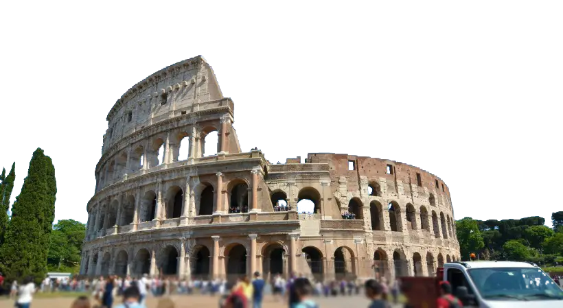 Ancient Colosseum in Rome