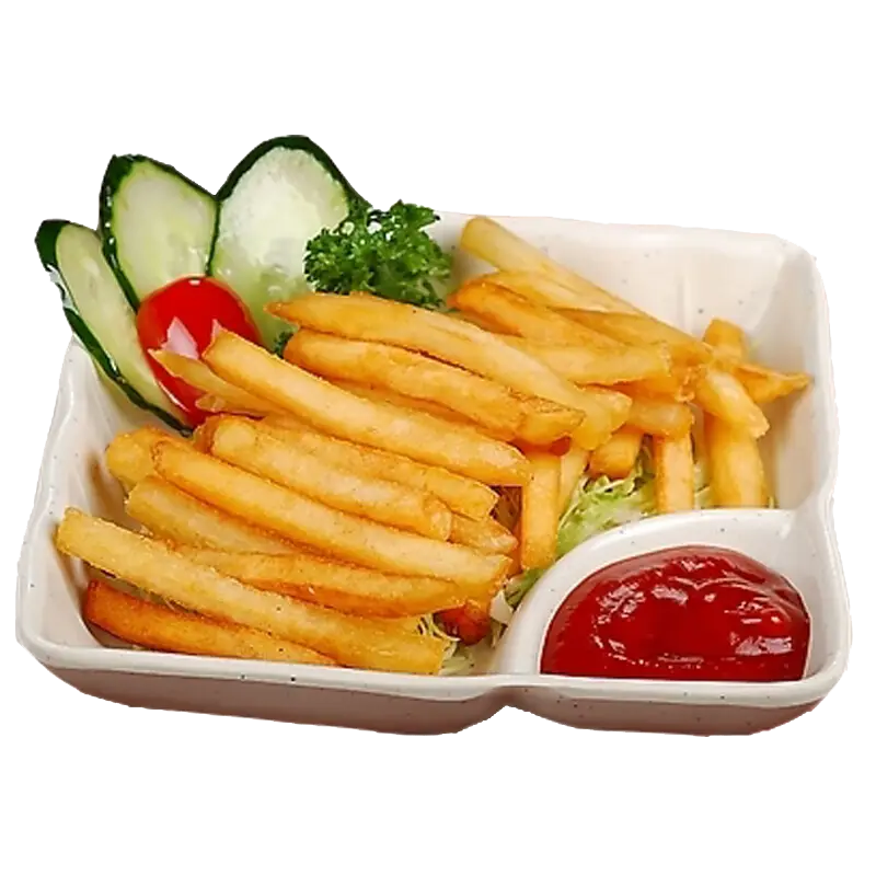 Delicious French Fries with Ketchup