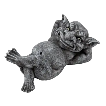 Relaxing Gargoyle Statue