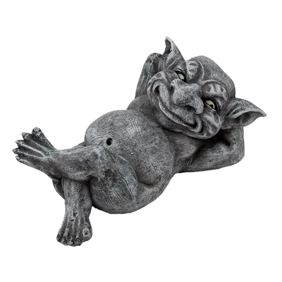 Relaxing Gargoyle Statue