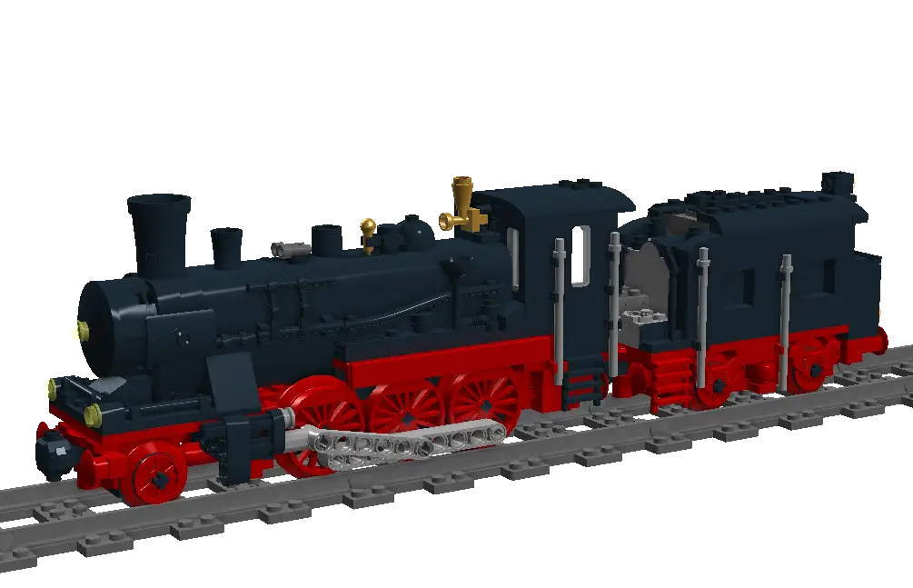 Model Steam Locomotive in Classic Design