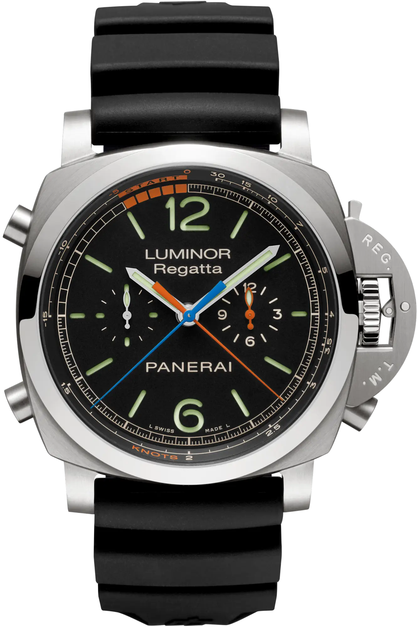Luxury Black Strapped Wristwatch