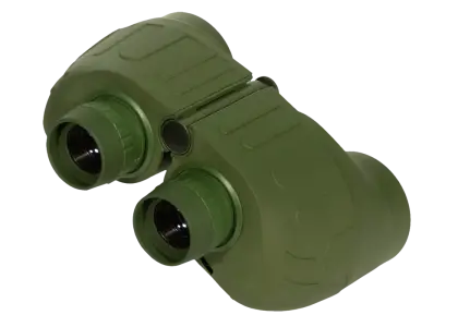 Green Binoculars Military Style