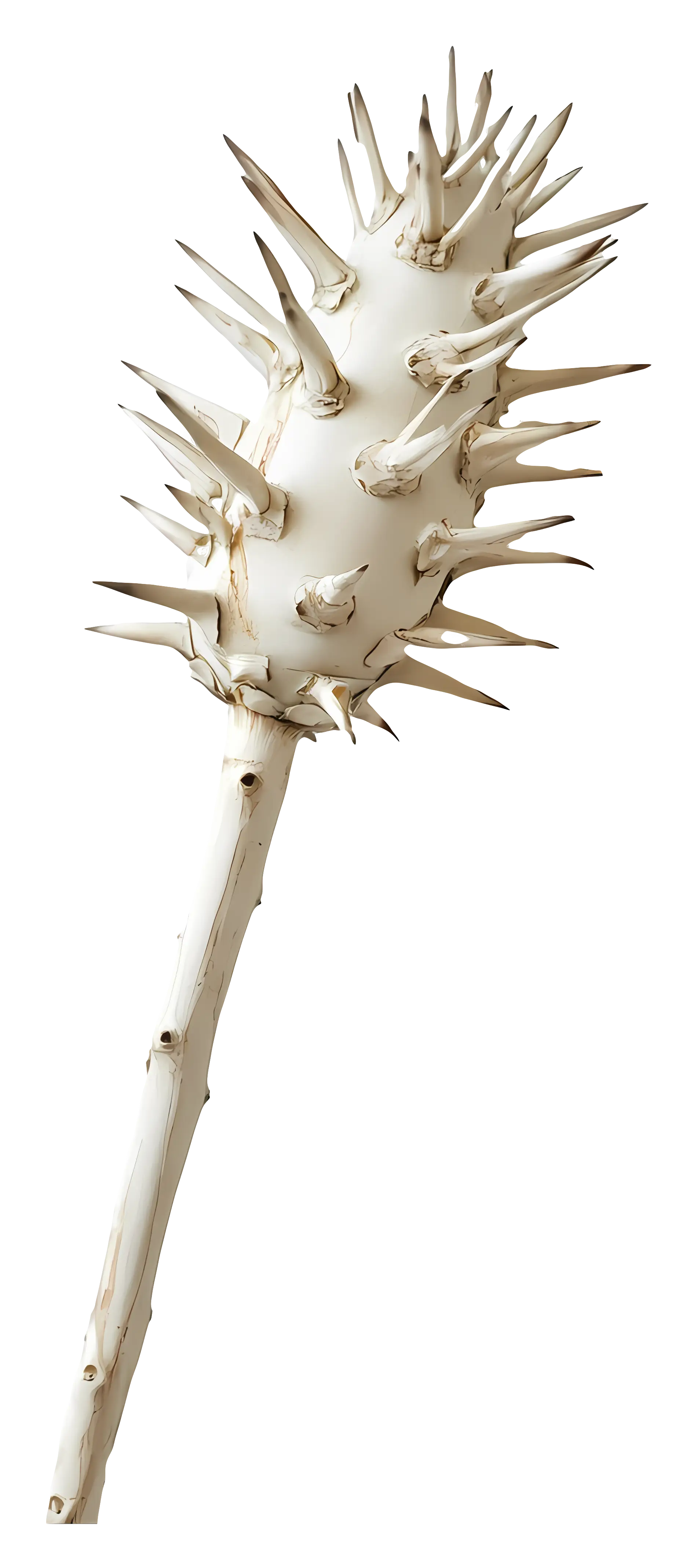 Spiky White Stick
