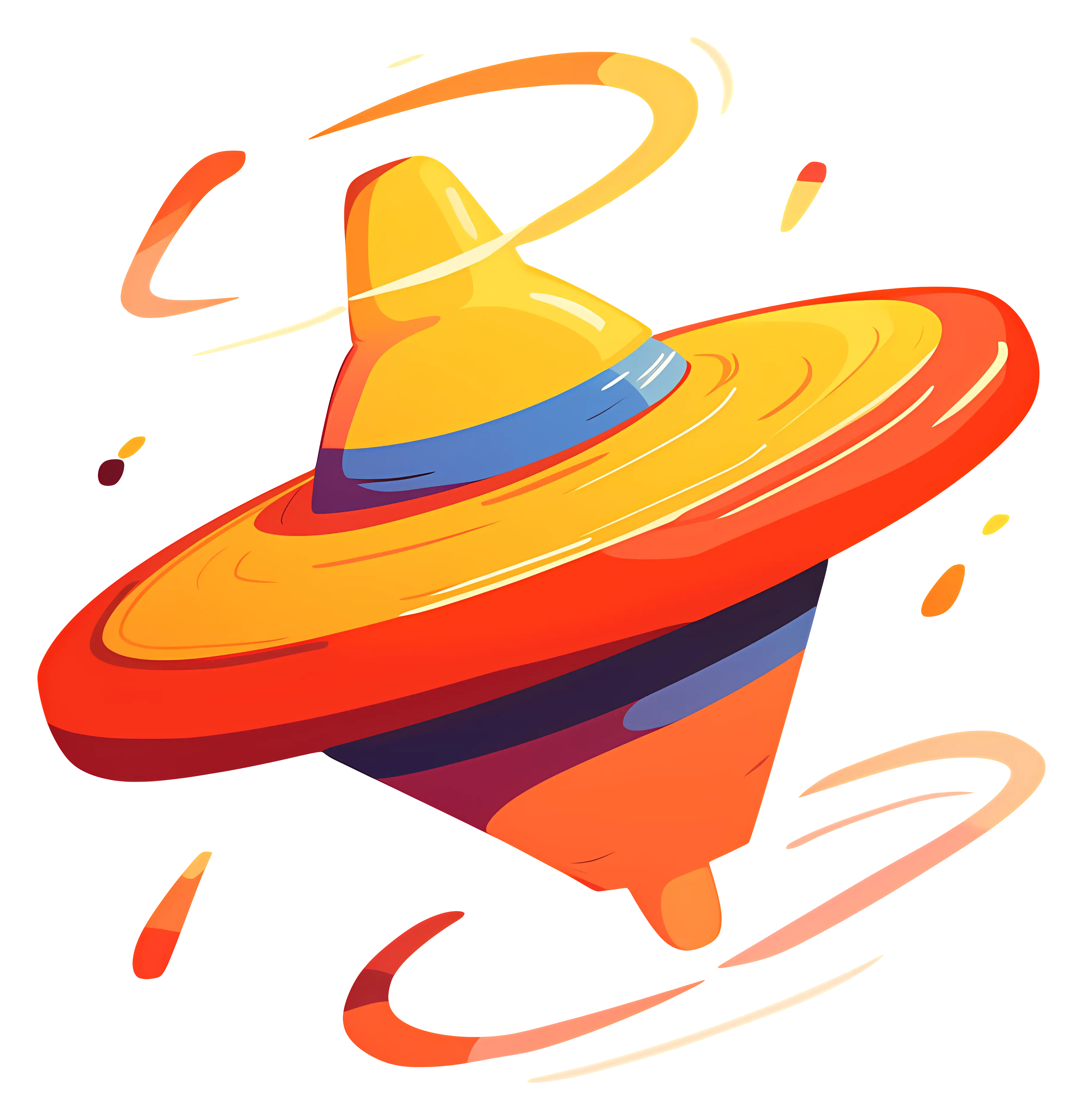 Colorful Spinning Top