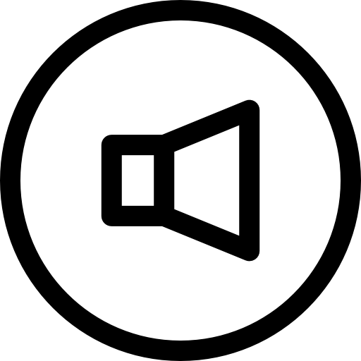 Speaker Icon in Simple Design