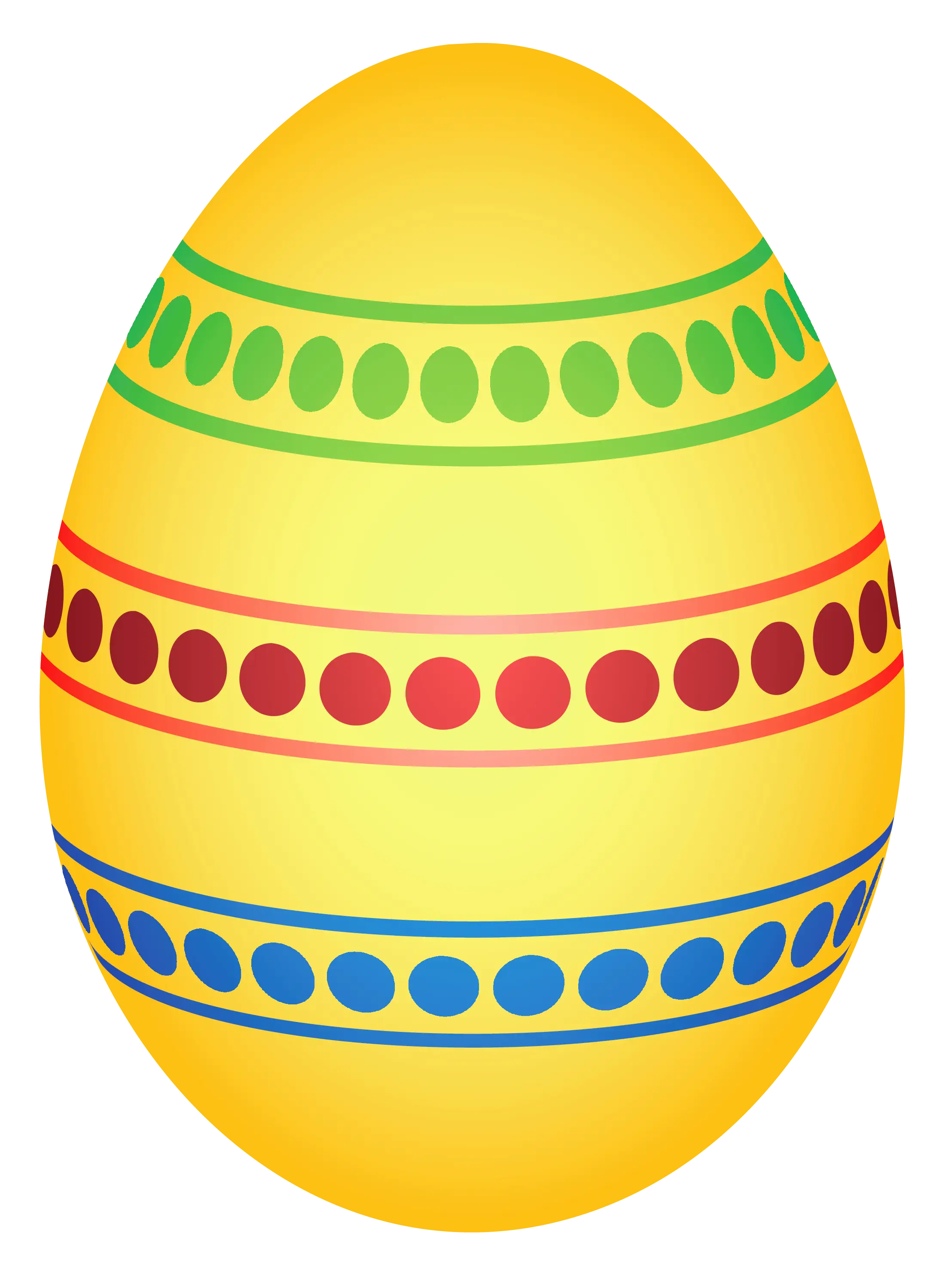 Colorful Decorated Easter Egg