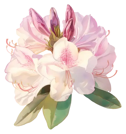 Pink and White Flowers in Bloom