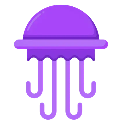 Purple jellyfish