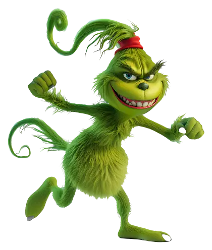 Running Green Grinch