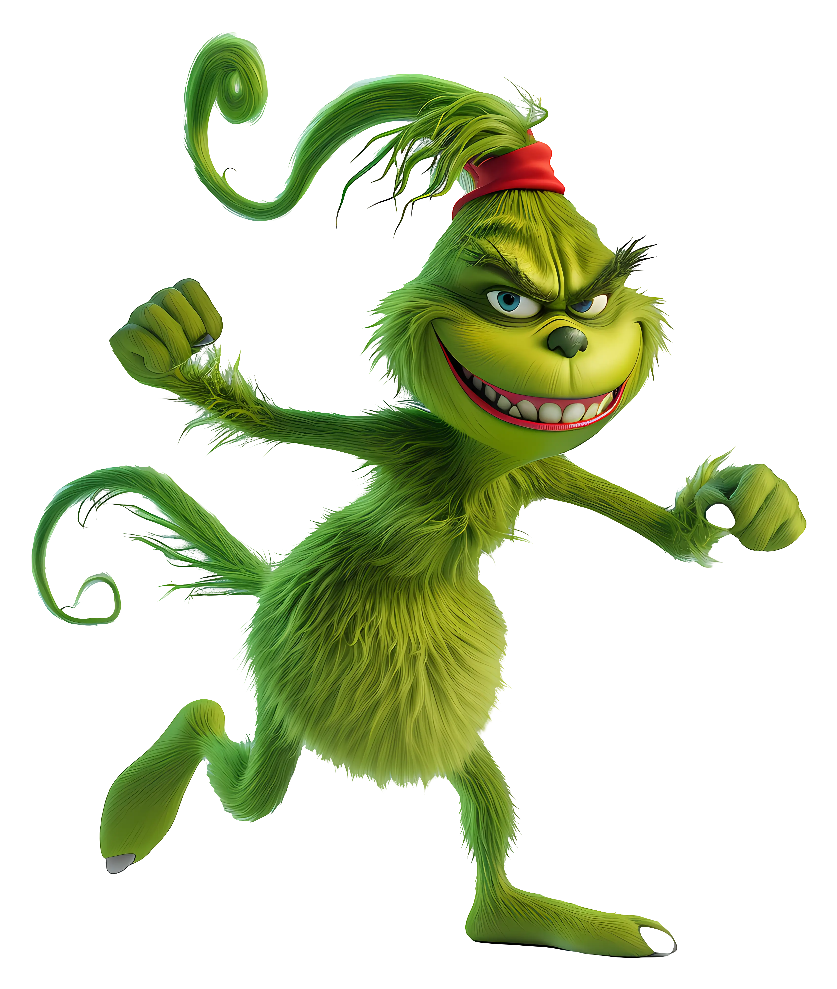 Running Green Grinch