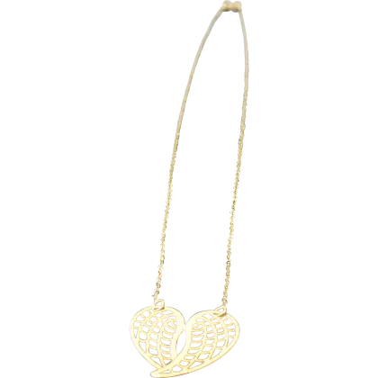 Gold Wing Necklace with Elegant Design