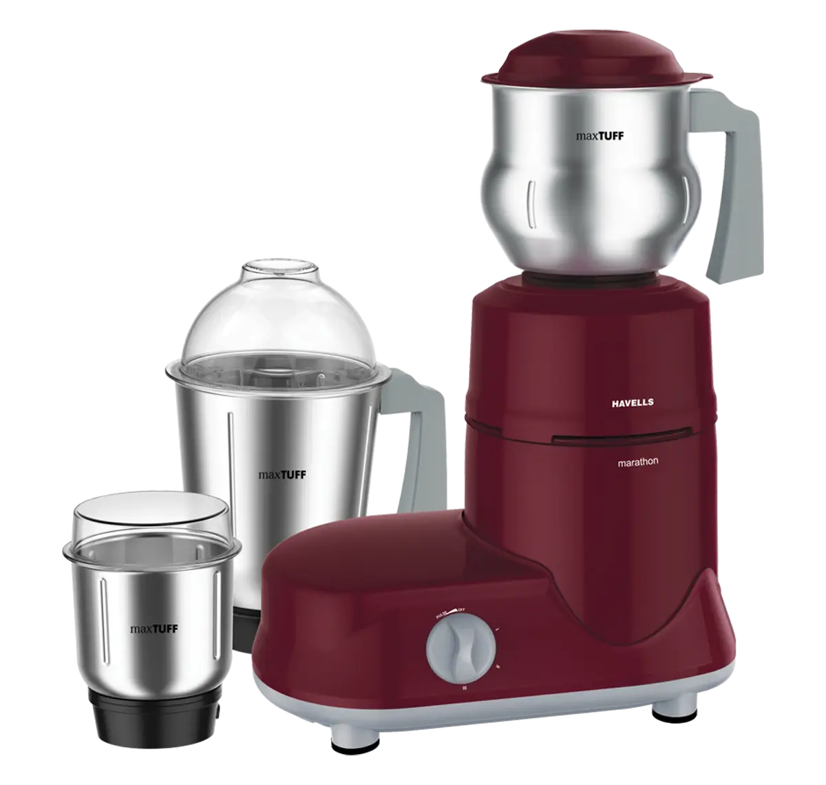Modern kitchen mixer with stainless steel jars