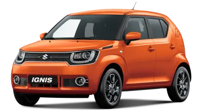Orange Suzuki Ignis Car