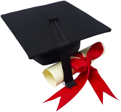 Graduation Cap and Diploma Symbol