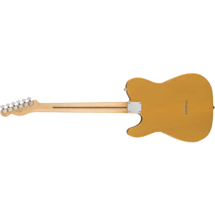 Yellow Electric Guitar Back View