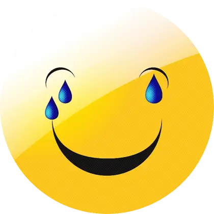Laughing Cry Emoji Icon Art