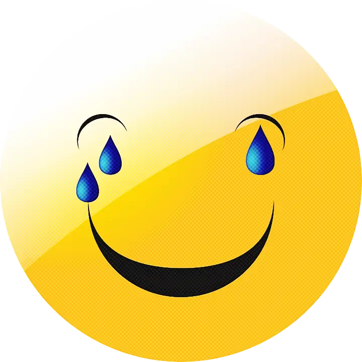 Laughing Cry Emoji Icon Art