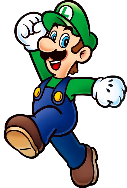 Jumping Green Character
