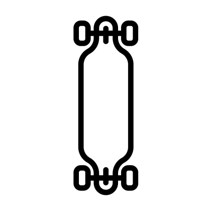Outline of a Longboard
