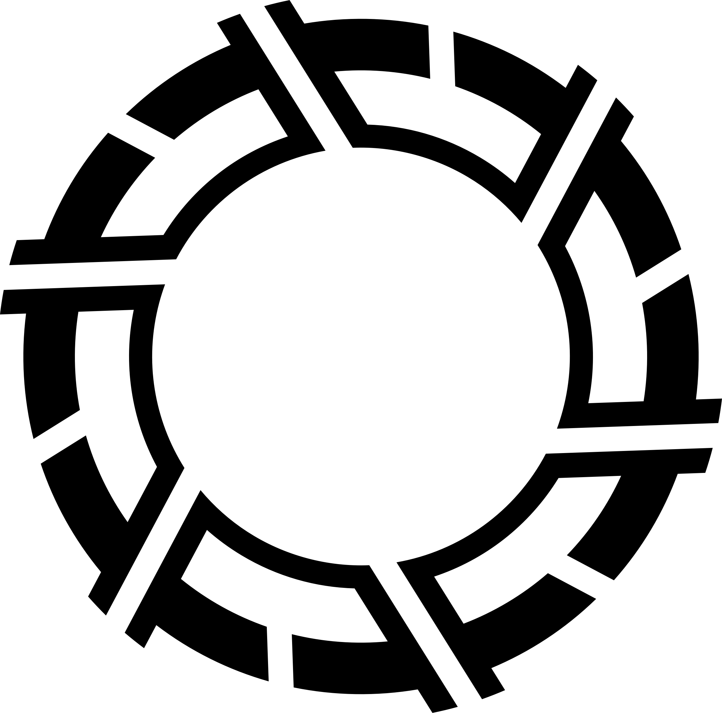 Minimalistic Black Circular Logo Design
