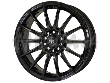 Black Sporty Car Rim Design