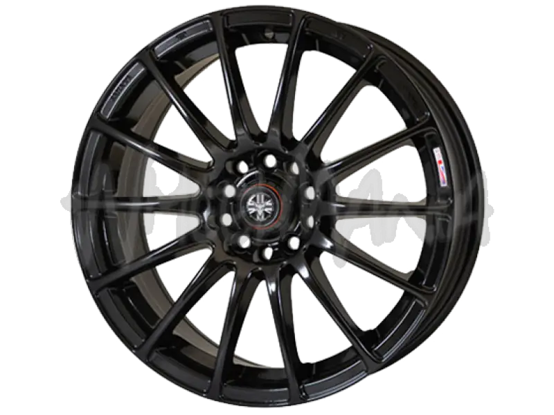 Black Sporty Car Rim Design
