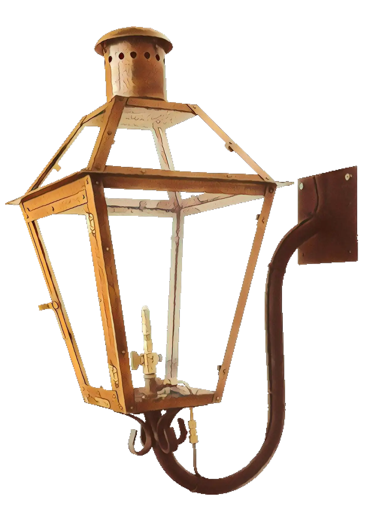Vintage Lantern for Wall Hanging